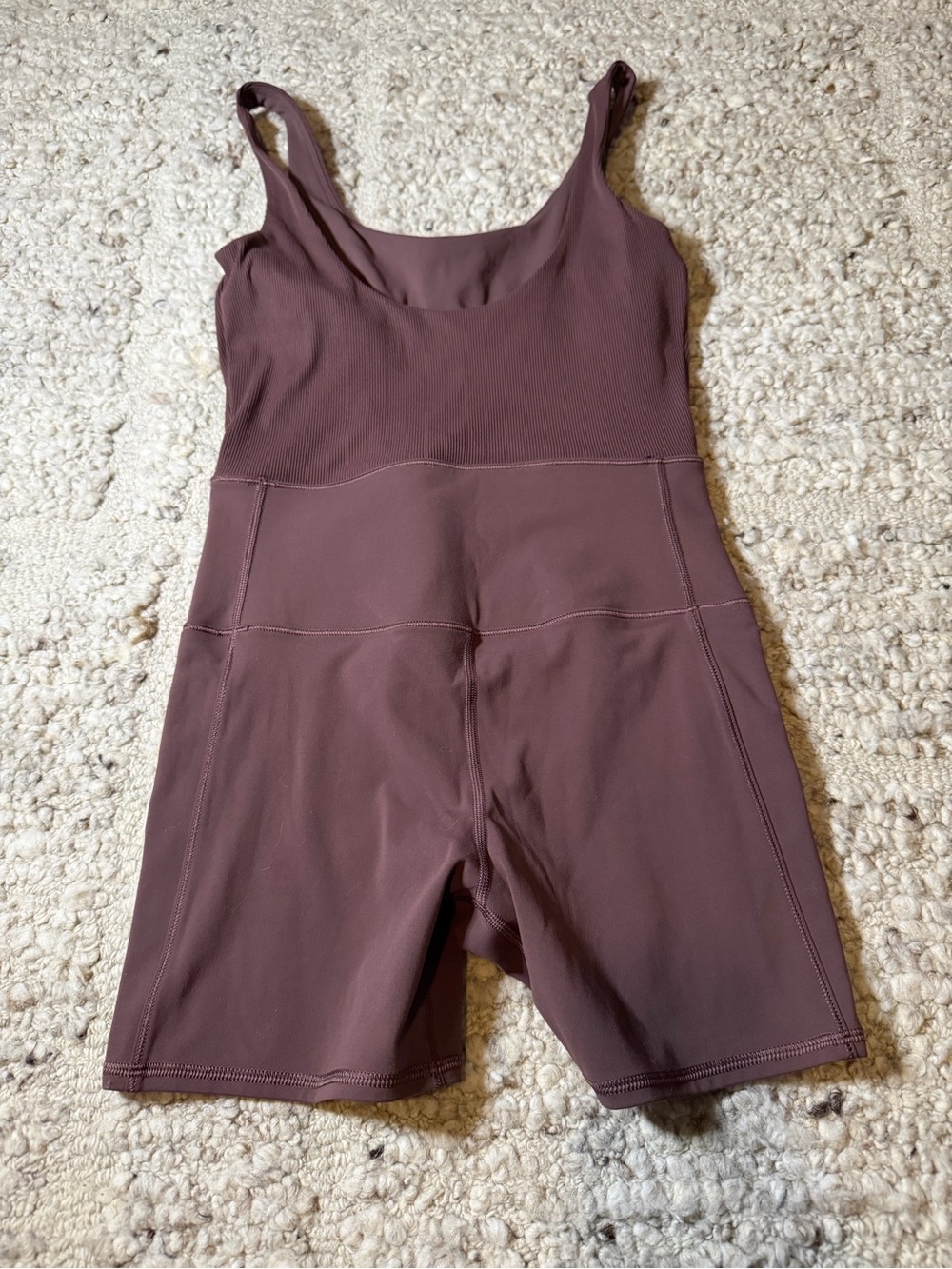Vuori Brown Performance Romper - Picture 3 of 4